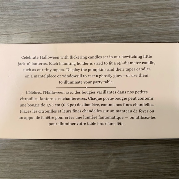 SOLD: Williams Sonoma Halloween Tiny Taper Holders - Picture 3 of 4